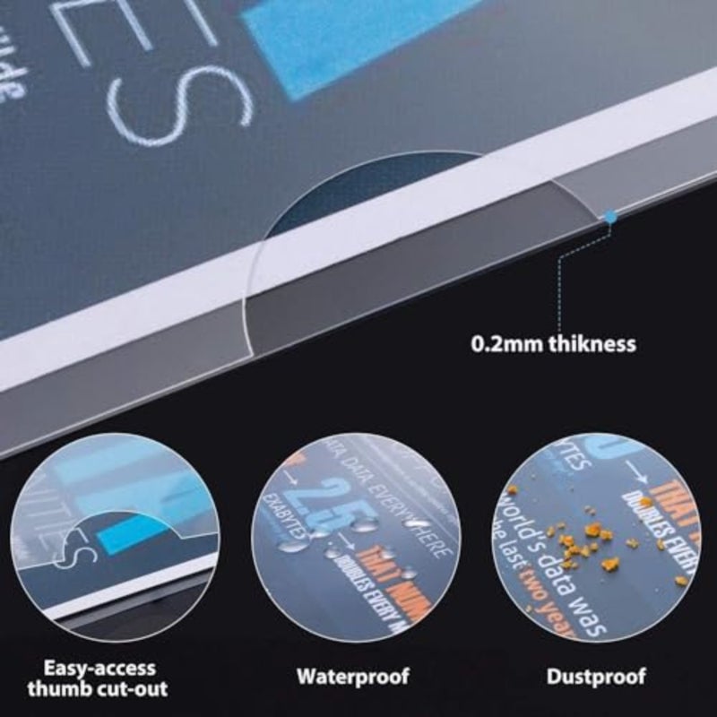 Plastic Clear Document Folders, 20 Pcs clear plastic sleeves, Clear Document Folder Project Pocket, Waterproof A4 L-shaped Transparent Pockets, Document Covers for Office School Work 31*20cm - Image 2
