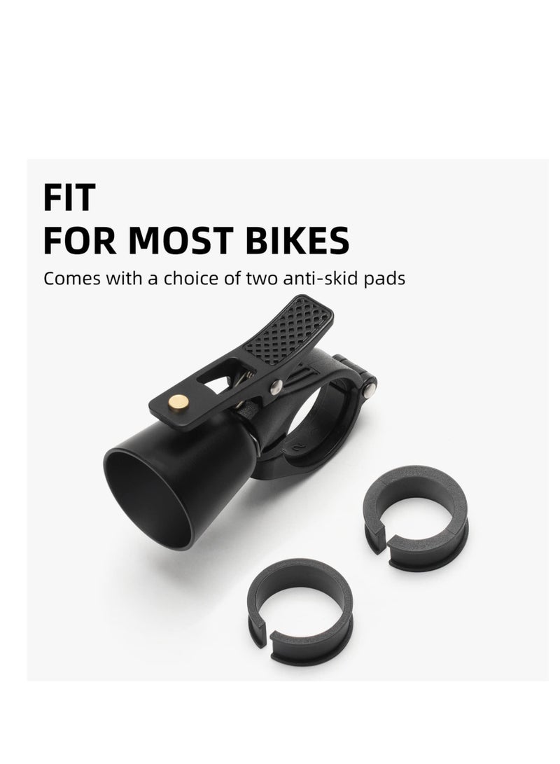 KASTWAVE Classic Bike Bell, Bicycle Bell for Handlebars, Clear & Long Sound Ringer, Suitable for Mountain Bike, Scooter (Black） - Image 3