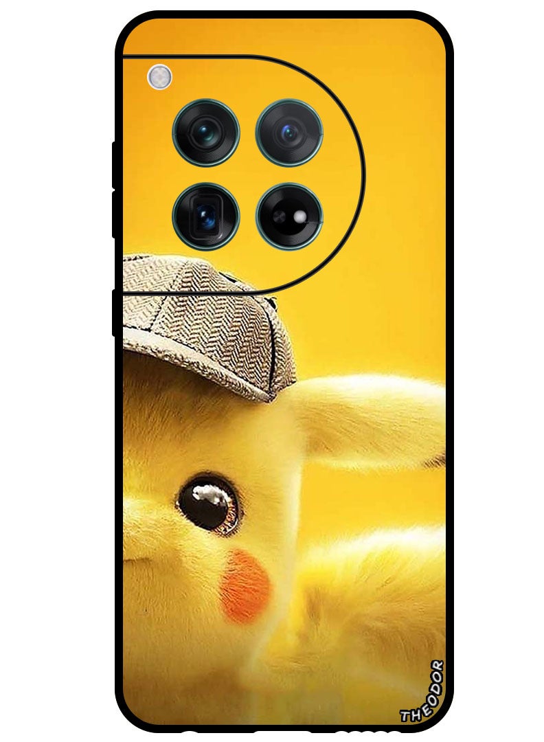 Theodor Protective Case Anti Scratch Shock Proof Bumper Cover For OnePlus 12 Yellow - Image 1