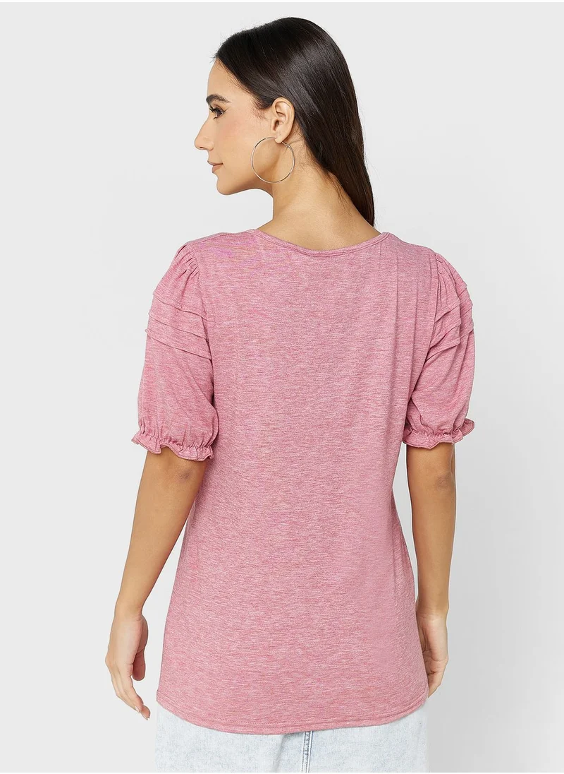 Ginger Puff Sleeve Top