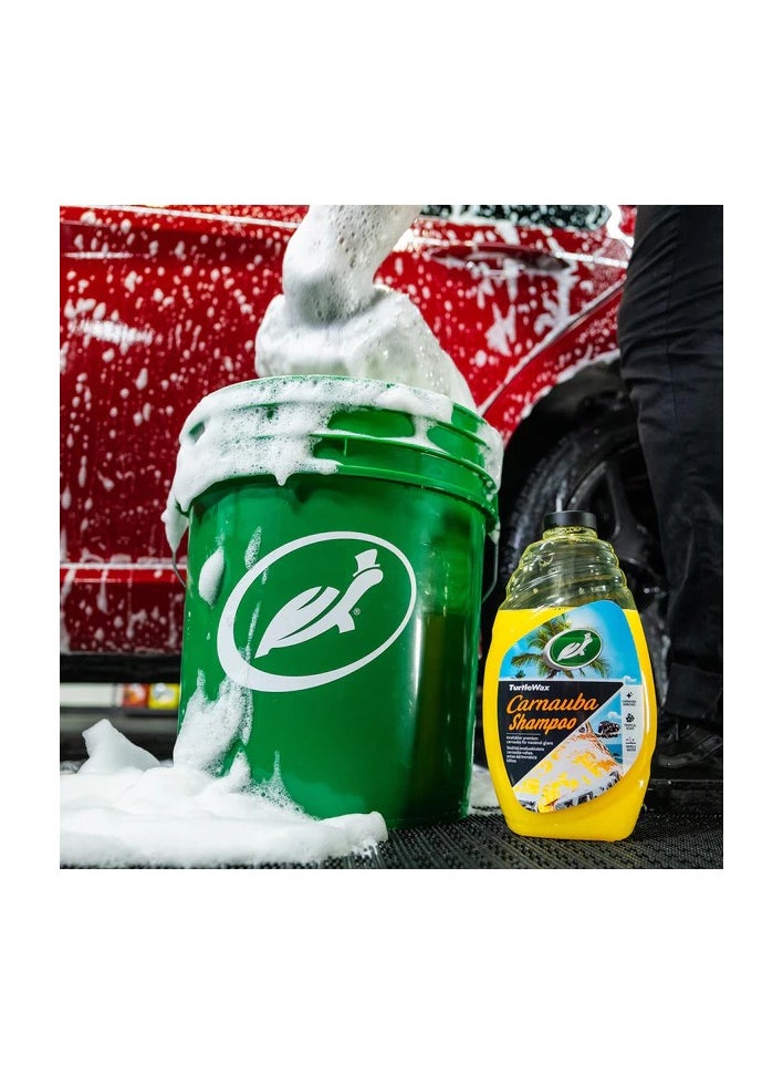 TurtleWax Carnauba Wash & Wax Car Shampoo 1.42L  - Image 3