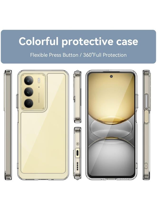 S-TOP Case For Realme 14x India Colorful Series Acrylic Hybrid TPU Phone Case - Image 2