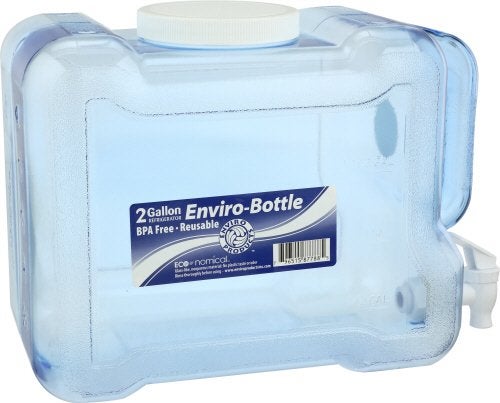 New Wave Enviro BpA Free 2 Gallon Refrigerator Bottle with Spigot - Image 2