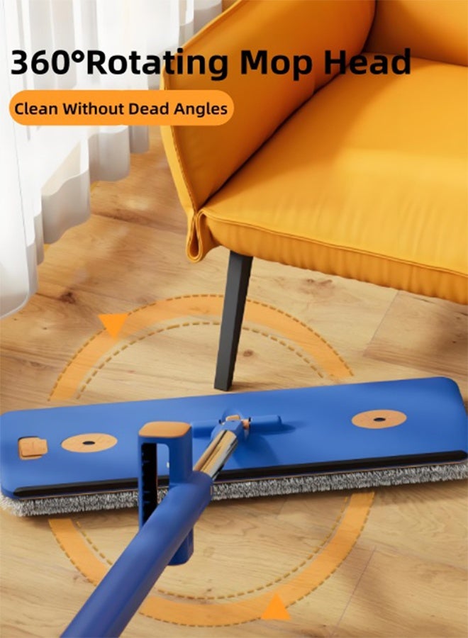 Mop Clean Furniture Sets, Hand Wash Free Mop, Household Floor Cleaning Mop, 360° Rotating Head And Dual Scraper Design, Applicable To Floor And Glass, Adjustable Handle - Image 5