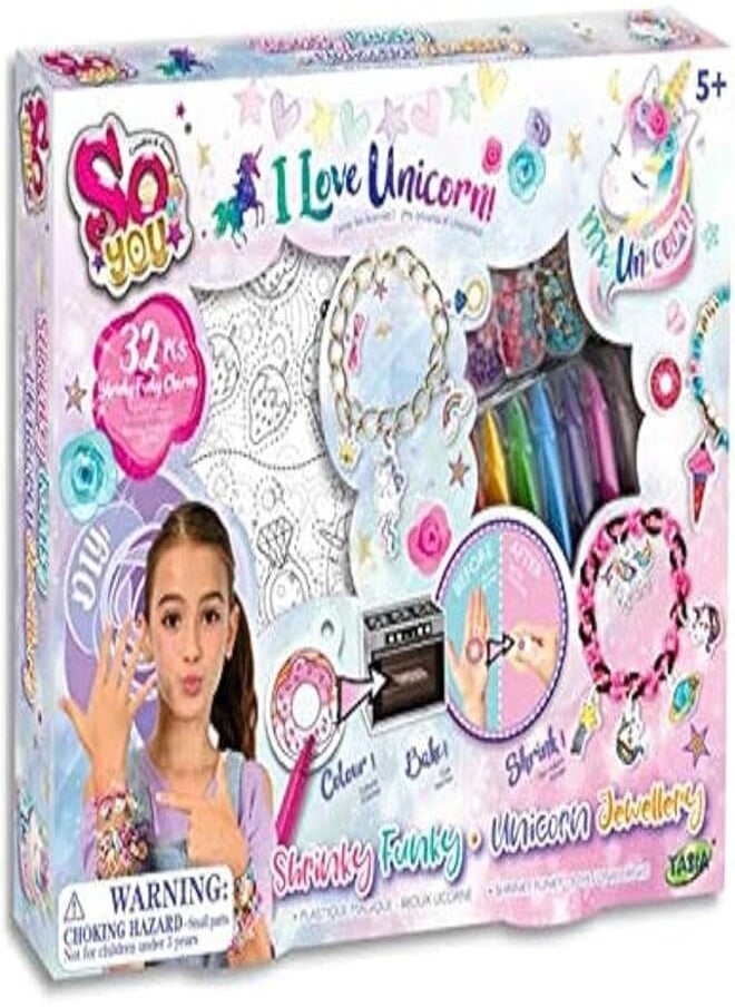 TASIA tasia CREATE YOUR UNICORN BRACELETS boy toys, girl toys, birthday gift, Christmas gift, growth, fun, for kids. 