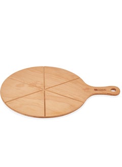 ABM Abm Pizza Serving Board W/Handle - Slice - Made in Turkey  - Image 1