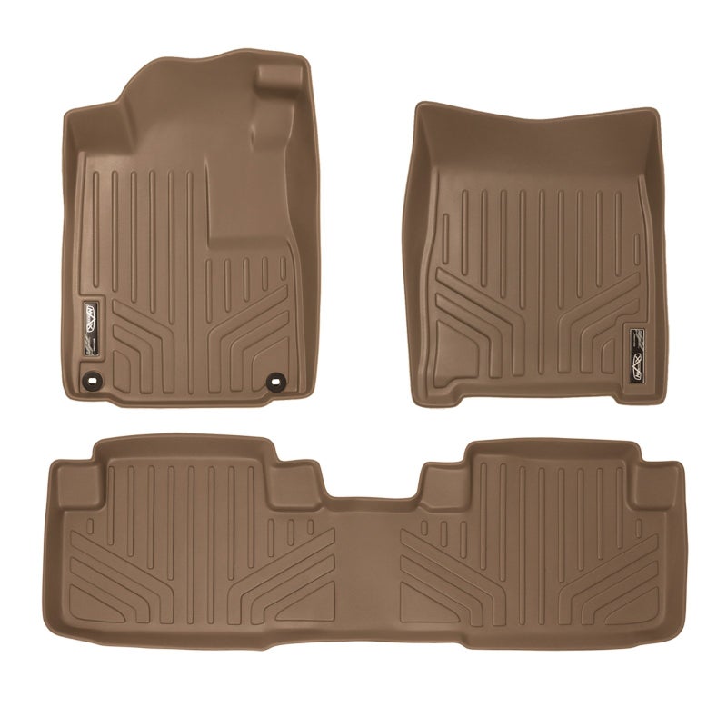 MAX LINER Tan Floor Mats 2 Row Set for 2012-2016 Honda CR-V