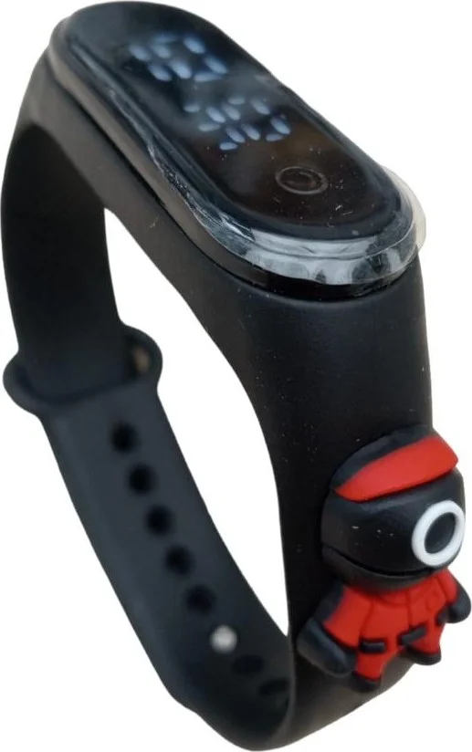 Dzc Kuzenler Avm Dzc Cousins ​​Avm Squid Game LED Touch Screen Digital Children and Youth Wristwatch (They Are Not Smart)