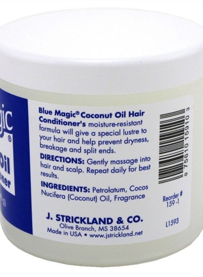 BLUE MAGIC Coconut Oil Hair Conditioner 12 oz ( Pack of 2) - Image 2