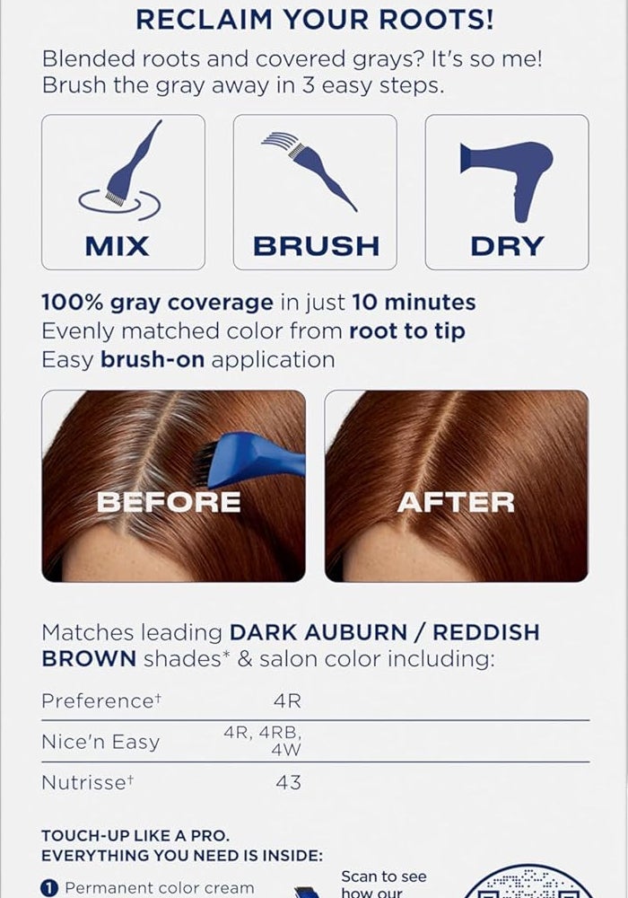 Clairol Nice 'n Easy Root Touch-Up 4R Kit - Image 2