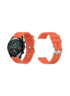 PROMASS Stylish Replacement Band For Huawei Watch GT/GT 2 46mm Orange 