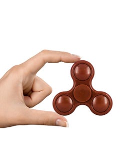 Premsons Premsons® Hand Spinner Desk Toy - High Speed Smooth Finger Spin Sensory Fidget Stress Relief Game Play for Kids & Adults - Birthday Party Gift - Plastic - Brown  - Image 2