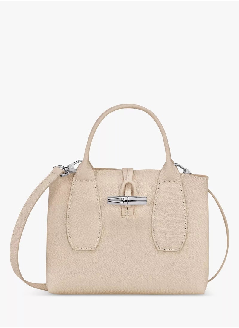 Roseau Small Leather Top Handle Bag
