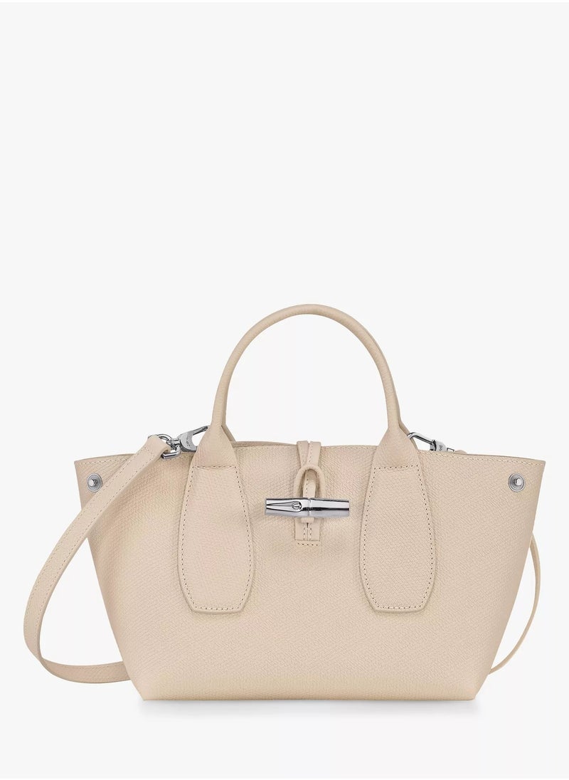 Roseau Small Leather Top Handle Bag