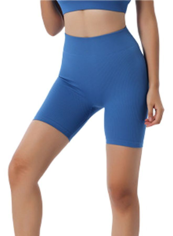 Mei Stylish High Waist Seamless Sports Shorts Tummy Control Workout Yoga Sports Stretchable Shorts - Image 1