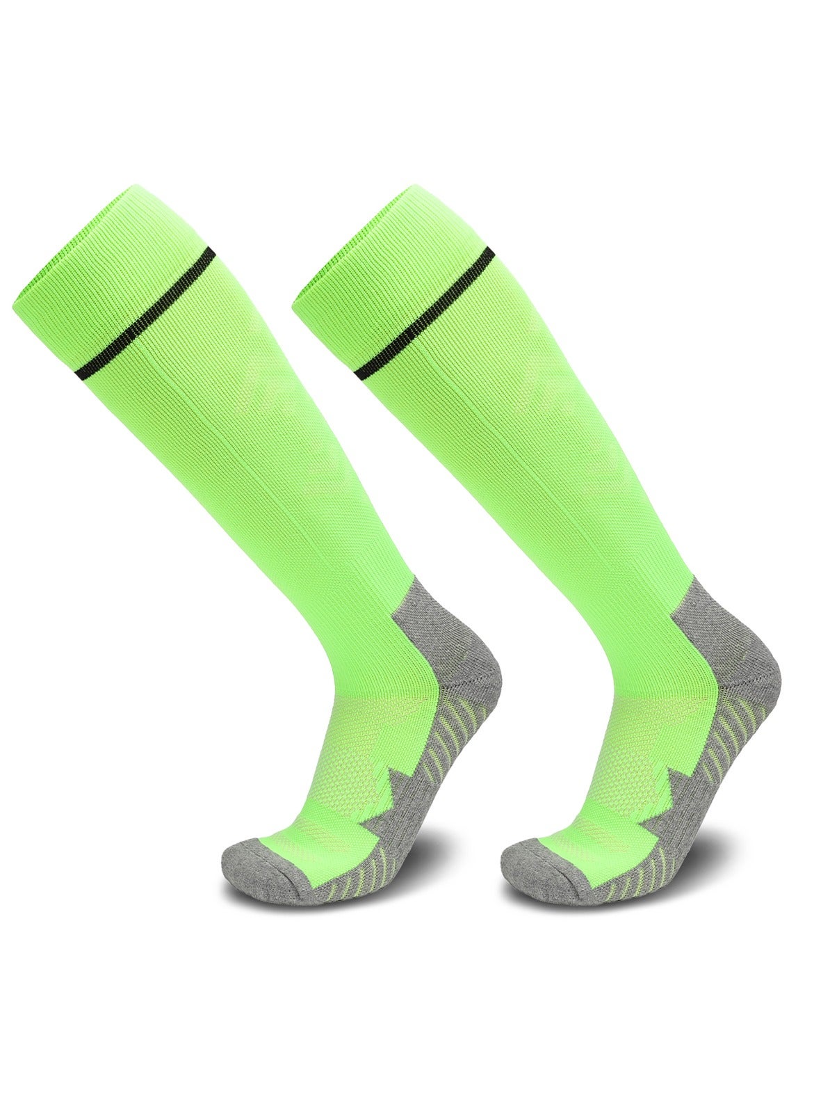 Men's Soccer Socks (1/2/3/4 Pair) Sport Cushion Athletic breathable, comfortable, anti slip, cushion protect, sweat absorption Socks for Kids Youth Adult Sports Accessory
