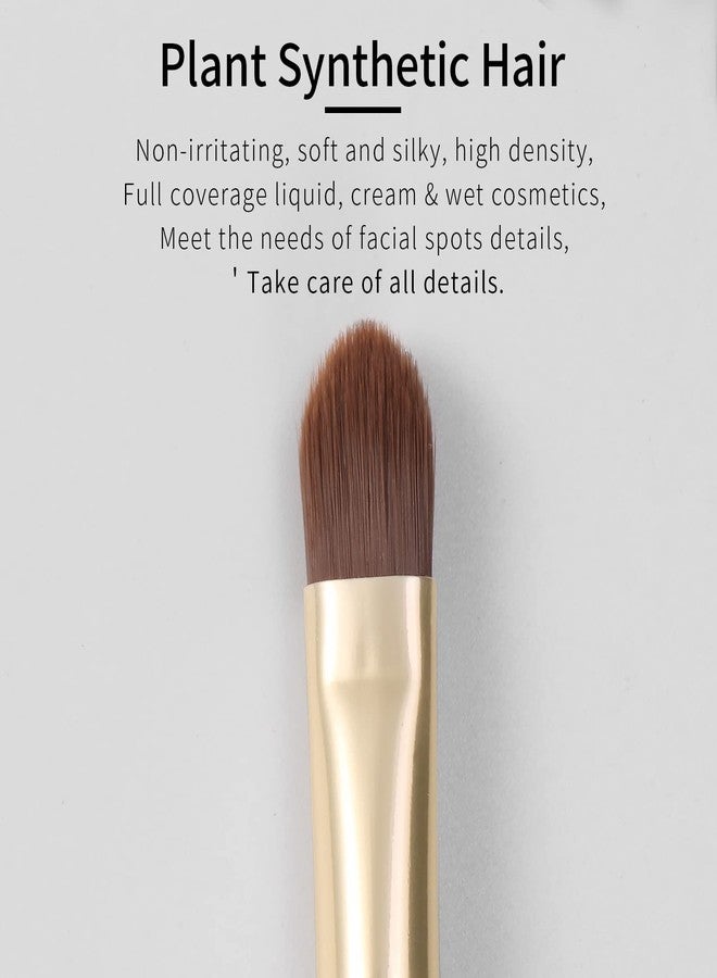 ENZO KEN Small Flat Concealer Brush - Under Eye Sponge, Blending Brush - Image 4