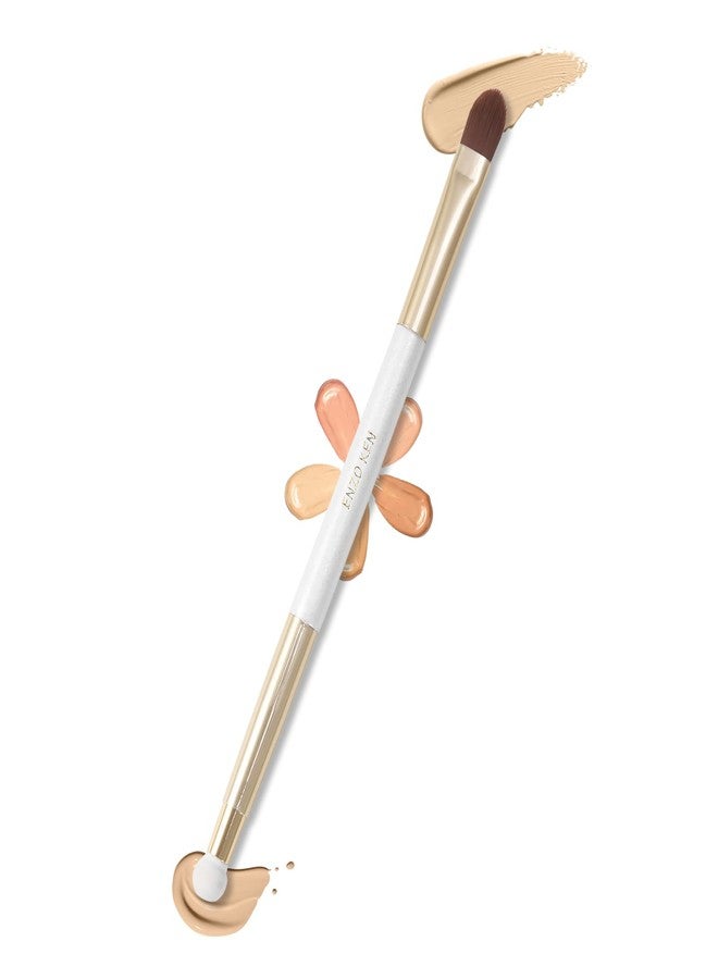 ENZO KEN Small Flat Concealer Brush - Under Eye Sponge, Blending Brush - Image 1