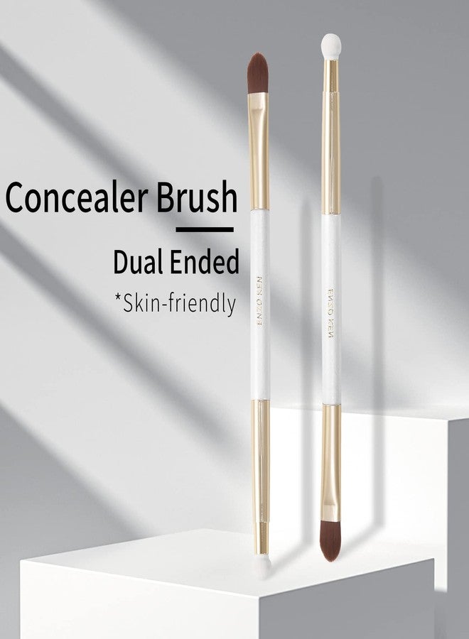 ENZO KEN Small Flat Concealer Brush - Under Eye Sponge, Blending Brush - Image 2