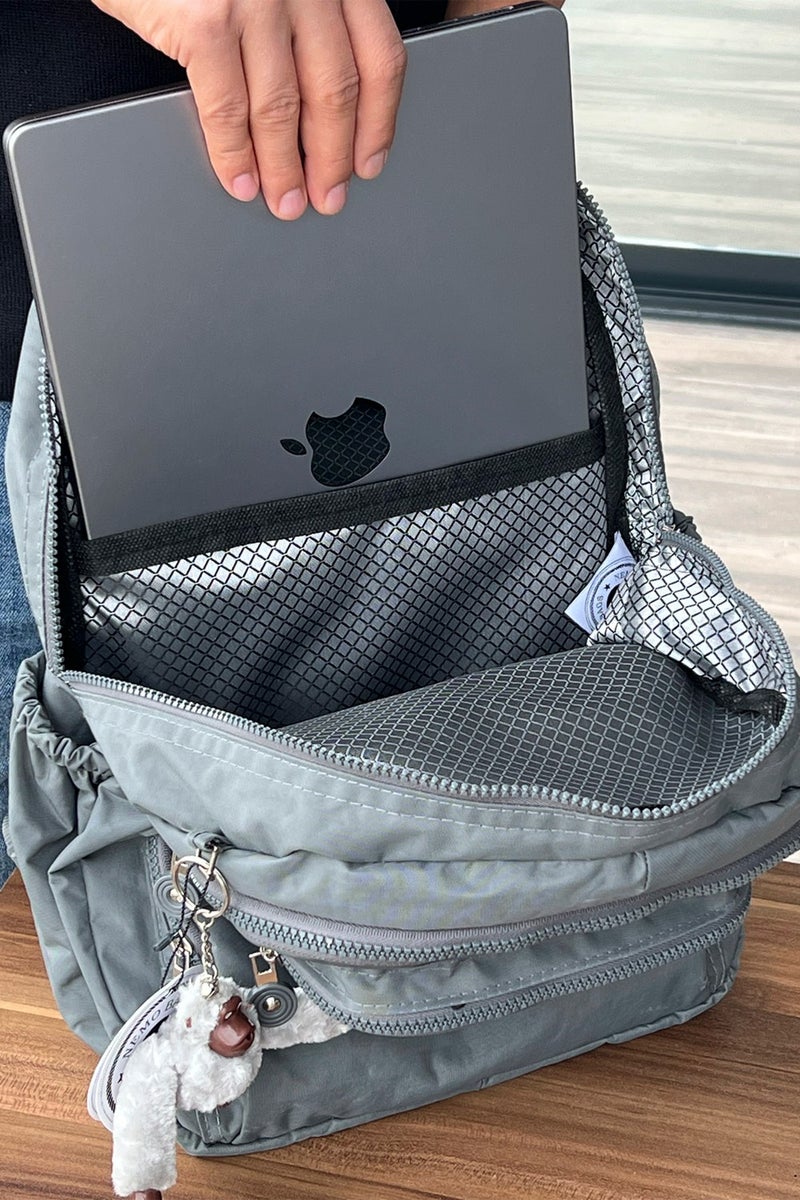 Nemo Bags Gray Backpack School Bag Laptop and Travel Bag Waterproof Sports Bag  - Image 2