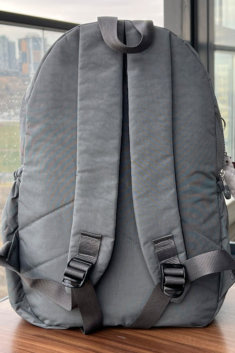 Nemo Bags Gray Backpack School Bag Laptop and Travel Bag Waterproof Sports Bag  - Image 3