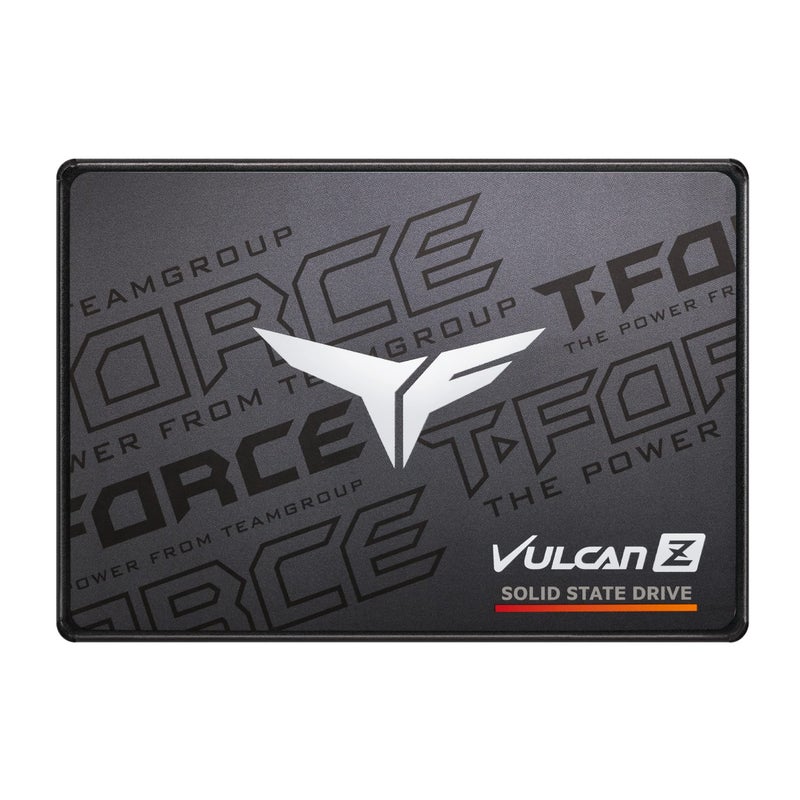 TEAMGROUP T-Force Vulcan Z 256GB SLC Cache 3D NAND TLC 2.5 Inch SATA III Internal Solid State Drive SSD (R/W Speed up to 520/450 MB/s) T253TZ256G0C101 - Image 1