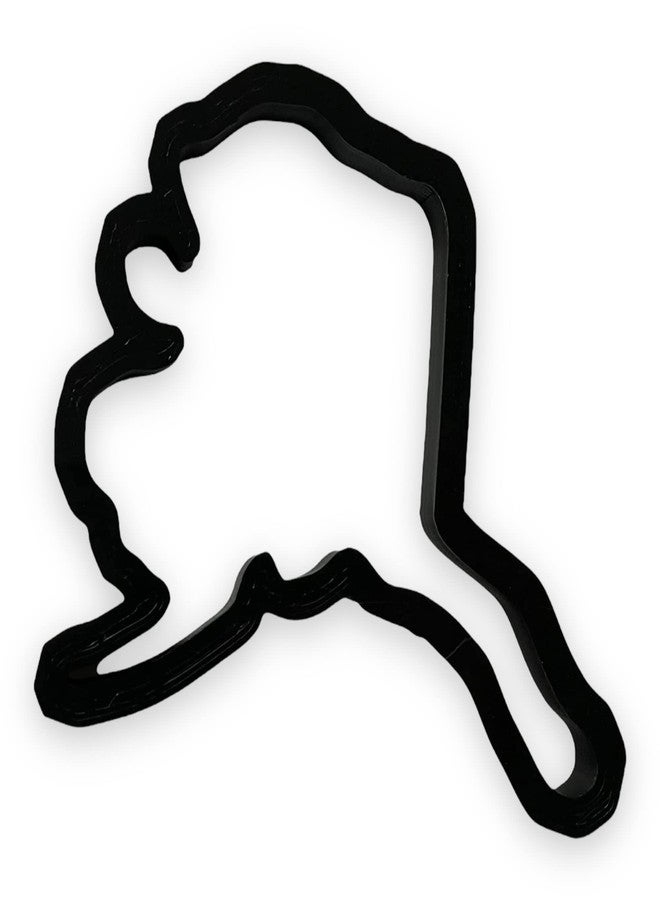 Bundle of Fun Alaska State Cookie Cutter with Easy to Push Design (4 inch) - Image 1
