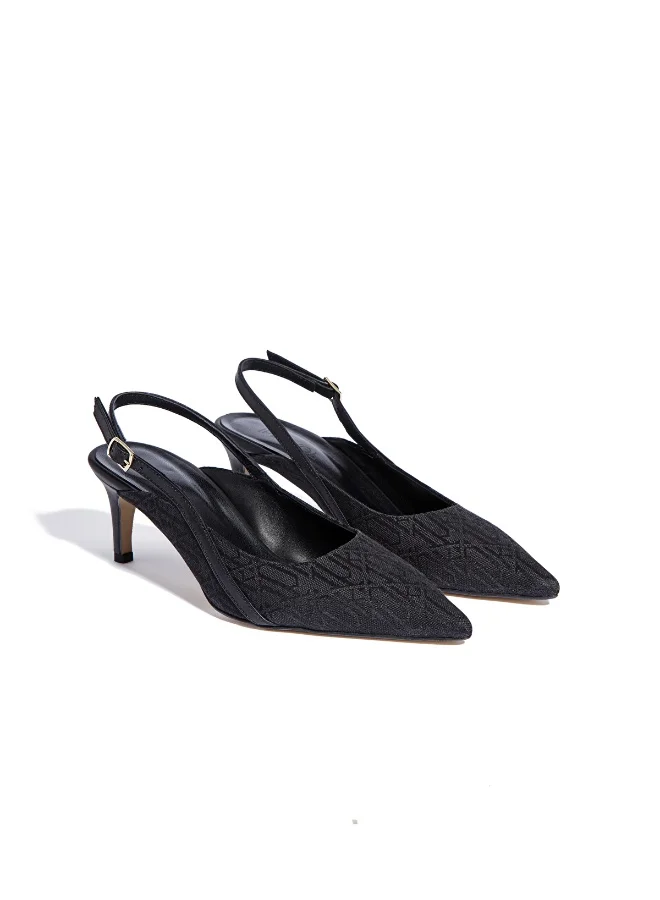 Ipekyol Monogram Slingback Heels
