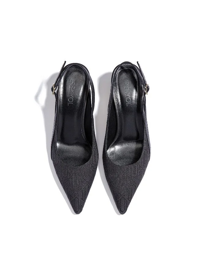 ابيكول كعب سلاسل بحرف مونوغرام