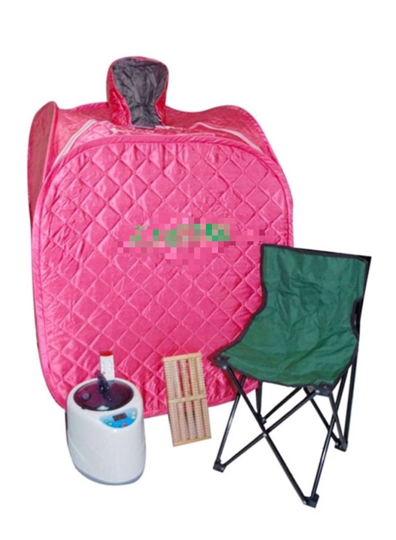 أوكيما حمام بخار ساونا مبطن مع كرسي