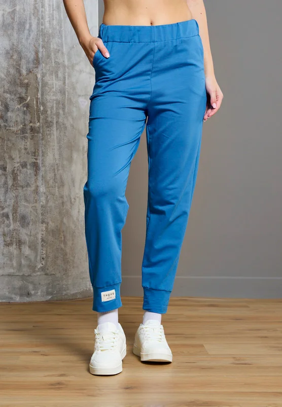 Thouq Tapered Hem Contrast Label Joggers