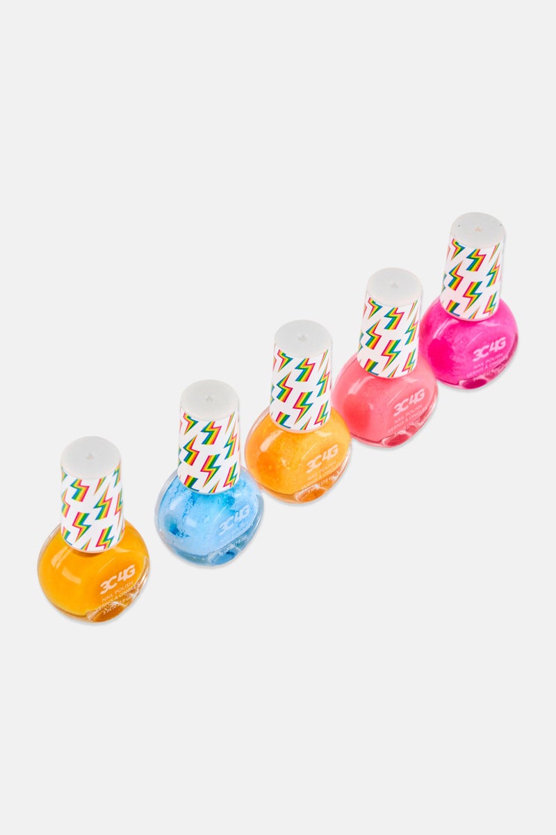 3C4G 5 Pieces Neon Nail Polish Set 25 ml - Image 3
