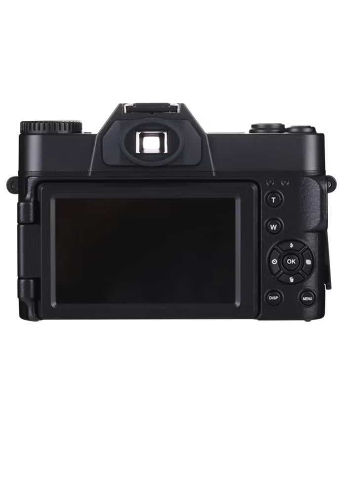 كاميرا رقمية بدقة 4K بدقة 48 ميجابكسل، كاميرا فيديو مدمجة ومتينة، كاميرا حركة خفيفة الوزن ومحمولة مع تركيز تلقائي، كاميرا فيديو للتصوير الفوتوغرافي لتسجيل الفيديو للحدث، (قطعة واحدة، عدسة سوداء واسعة الزاوية) - Image 2