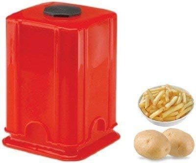 JOFIX French Fries CutterFinger ChipsPotato Chip MakerDicerPotato Chopper Direct Push Function Stainless Steel Blades ABS Unbreakable Vegetable Finger Chips Cutter Dicer - Image 1