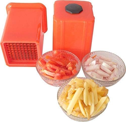 JOFIX French Fries CutterFinger ChipsPotato Chip MakerDicerPotato Chopper Direct Push Function Stainless Steel Blades ABS Unbreakable Vegetable Finger Chips Cutter Dicer - Image 2