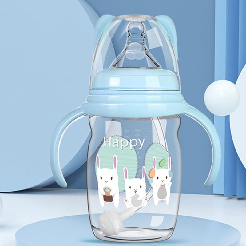Spill Proof Toddler Sippy Cup With Straw And Handle 220ML 7 5Oz Blue For 6 12 Months - Image 5