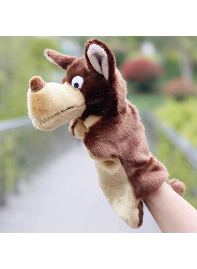 Bluejw Large Animal Hand Doll Toy Big Wolf White Rabbit Suit Parent-Child Comfort Plush Doll Shake Tone Hot Gift - Image 5