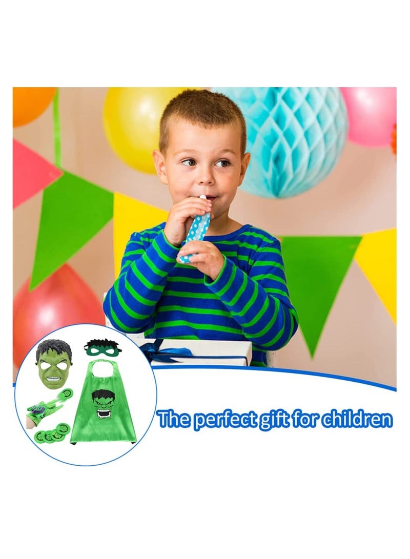 طقم أزياء كاب أفيجرز للأطفال مع قفاز و لعبة إطلاق و قناع - Image 2