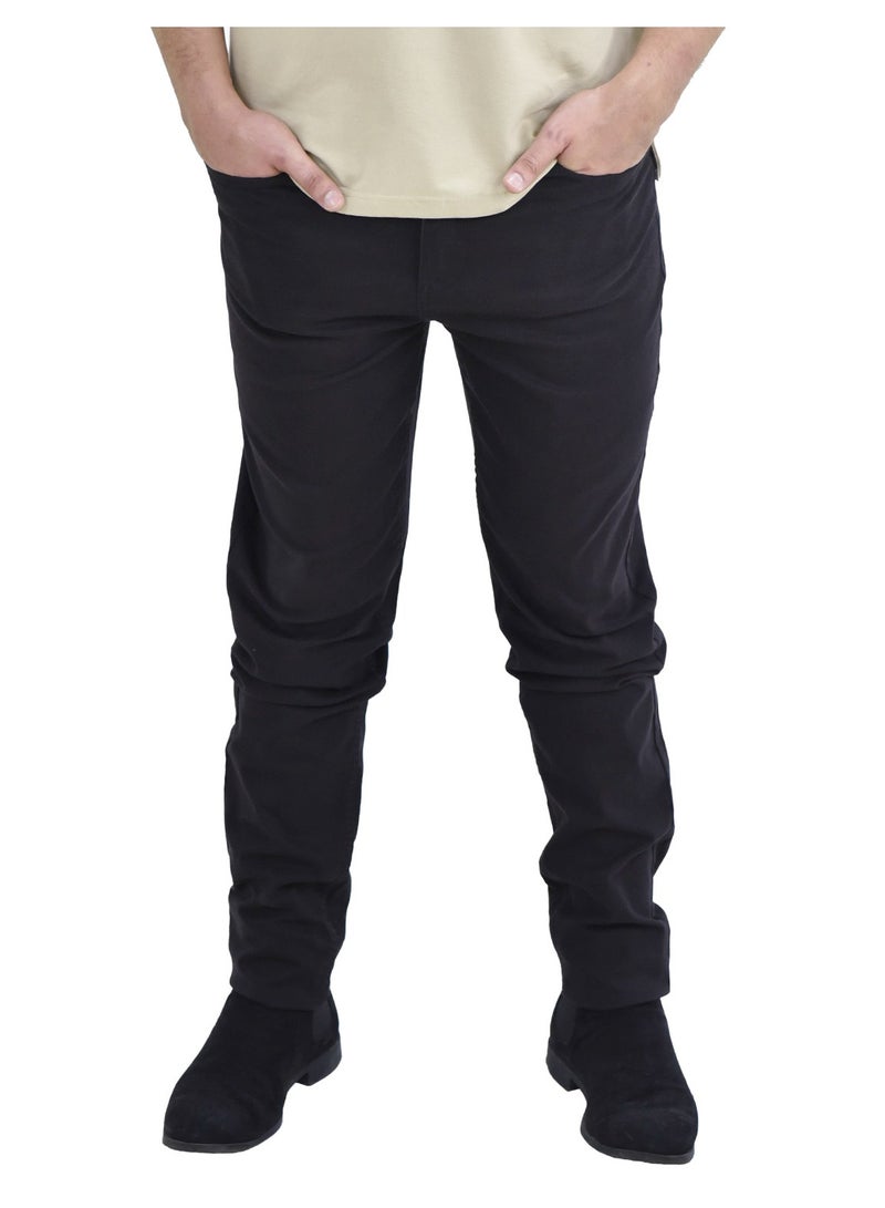 GIORDANO Men's Black Khakis  - Image 1