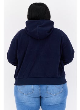 ESPRIT Women Textured Softshell Jacket, Navy  - Image 4