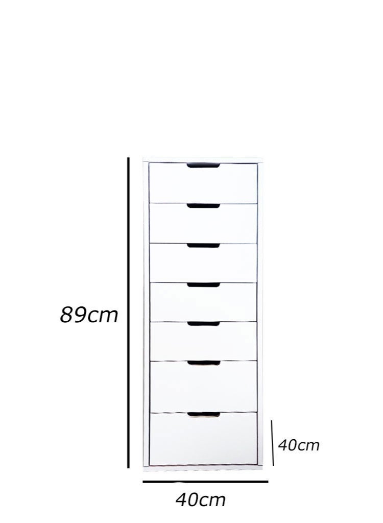 Furniture Store Modern MDF drawer unit - Height 89 cm - Width 40 cm - Depth 40 cm, from Furniture Store. - Image 2