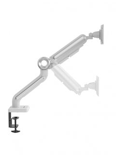 Devo Devo Gaming Monitor Arm - Flexi Pro 1 - White/Silver  - Image 2