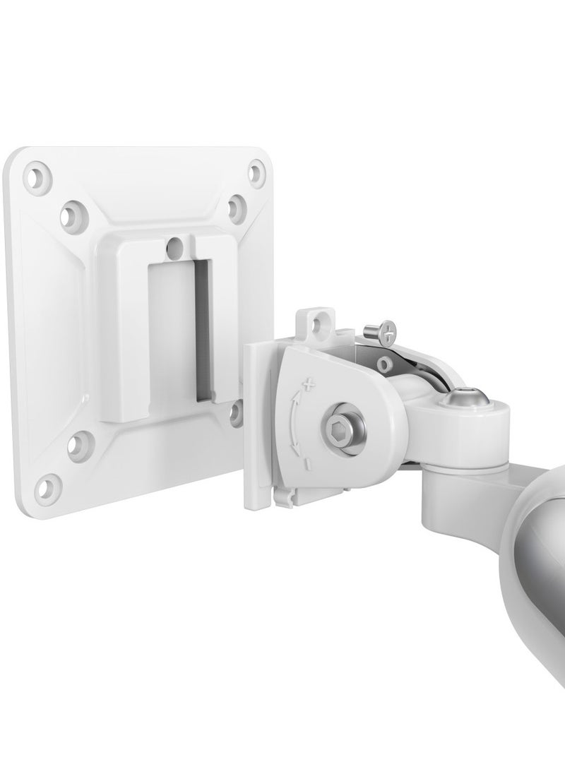Devo - Devo Gaming Monitor Arm - Flexi Pro 1 - White/Silver - Image 1