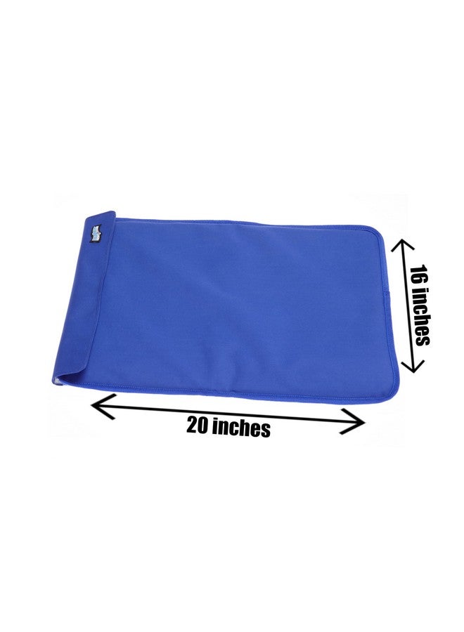 FlexiFreeze Party Mat Chiller - Food Cooling Buffet Cooler for Cold Serving Blue (19" x 15") - Image 2
