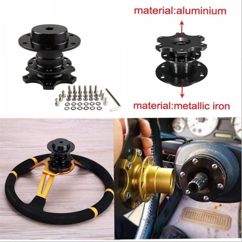 Wivplex Universal Steering Wheel Quick Release Hub Boss Kit - Image 5