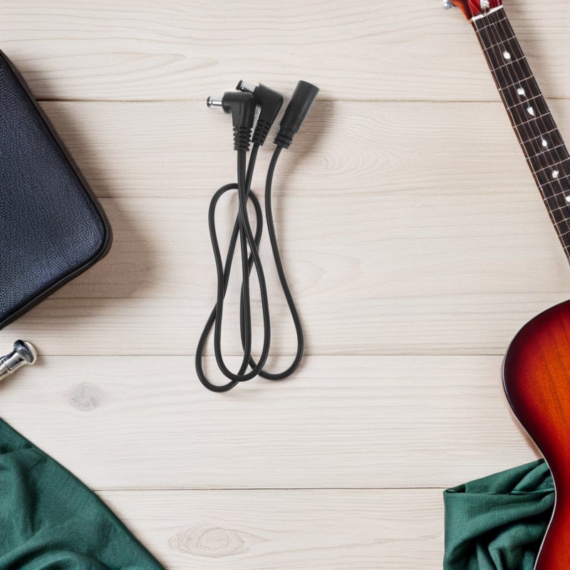 🎸 للغيتار أسود عدد 2 مع اتصال مزدوج وعزل ضوضاء للوحة التأثيرات - Image 3