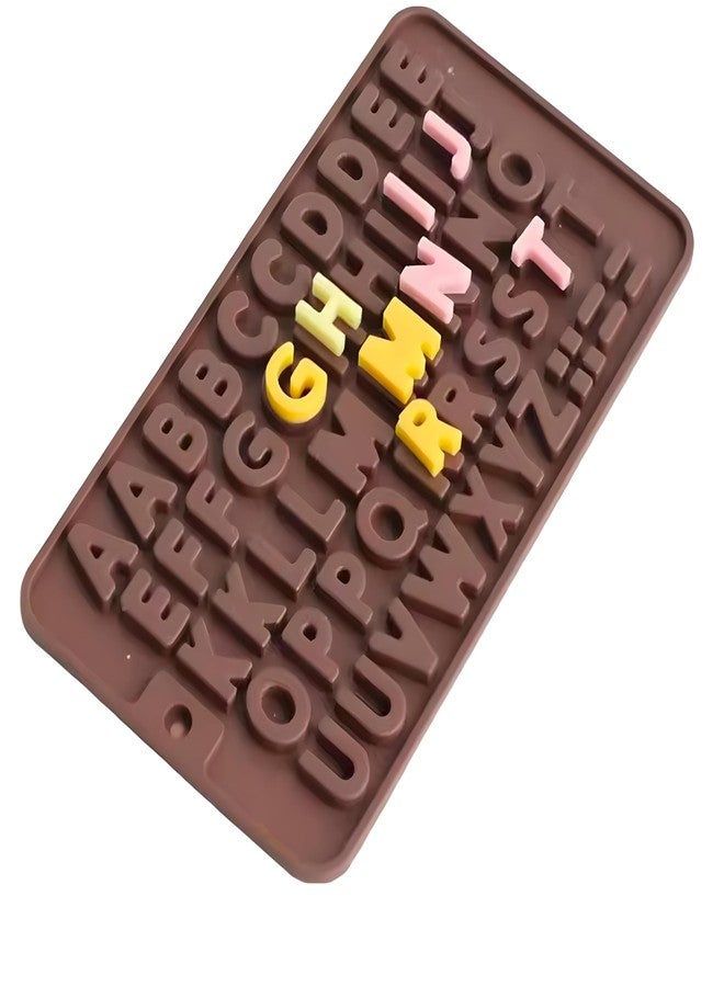 Smello's Double Alphabets Chocolate Silicone Moulds (CHM 153) - Image 1