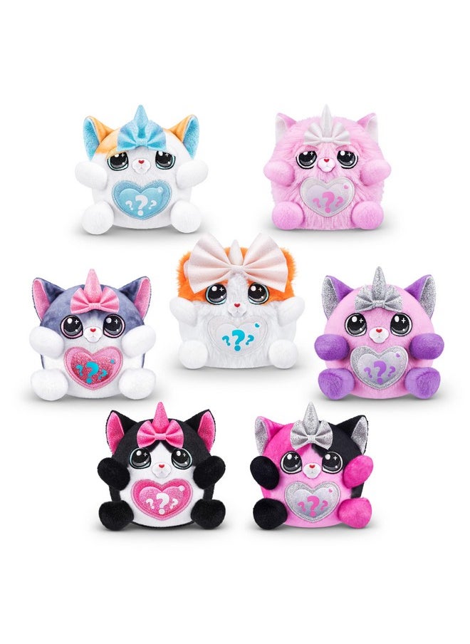 Rainbocorns Kittycorn Surprise Series 2 (Calico Cat) By Zuru, Collectible Plush Stuffed Animal, Surprise Egg, Sticker Pack, Slime, Ages 3+ For Girls, Children  - Image 3