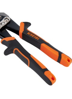 KSEIBI Aviation Snips Right 10" 250mm, Chrome Vanadium Steel, Cutting Tool with Precision Cutting Blades, Ideal for Wire, Barbed Wire, Thin PVC Pipe/Heavy Duty Metal Cutter Shears for Cutting Sheet Metal  - Image 5