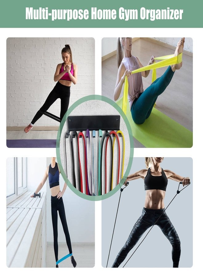 Tamisom Multi-Purpose Storage Rack for Resistance Bands, Straps, Jump Ropes, Foam Rollers, Chains, Weight Belts, Tools - Heavy Duty, Fitness Bands Rack - Image 2